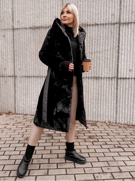 KURTKA DWUSTRONNA VAROLIA CZARNA