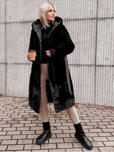 KURTKA DWUSTRONNA VAROLIA CZARNA