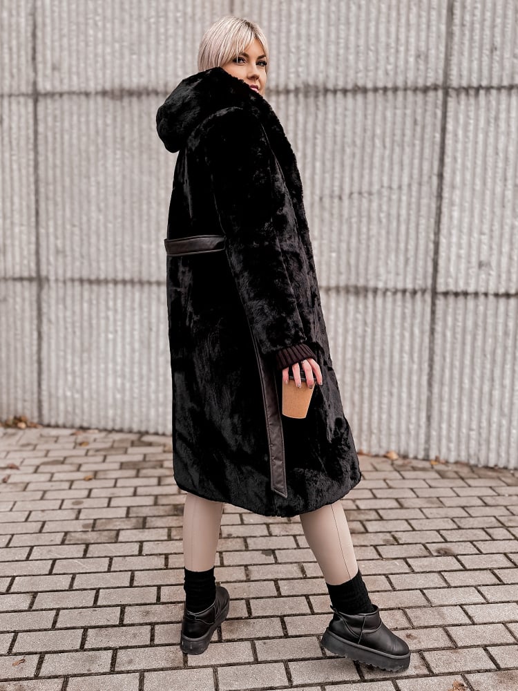 KURTKA DWUSTRONNA VAROLIA CZARNA