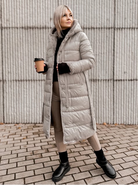 KURTKA DWUSTRONNA VAROLIA BEŻOWA