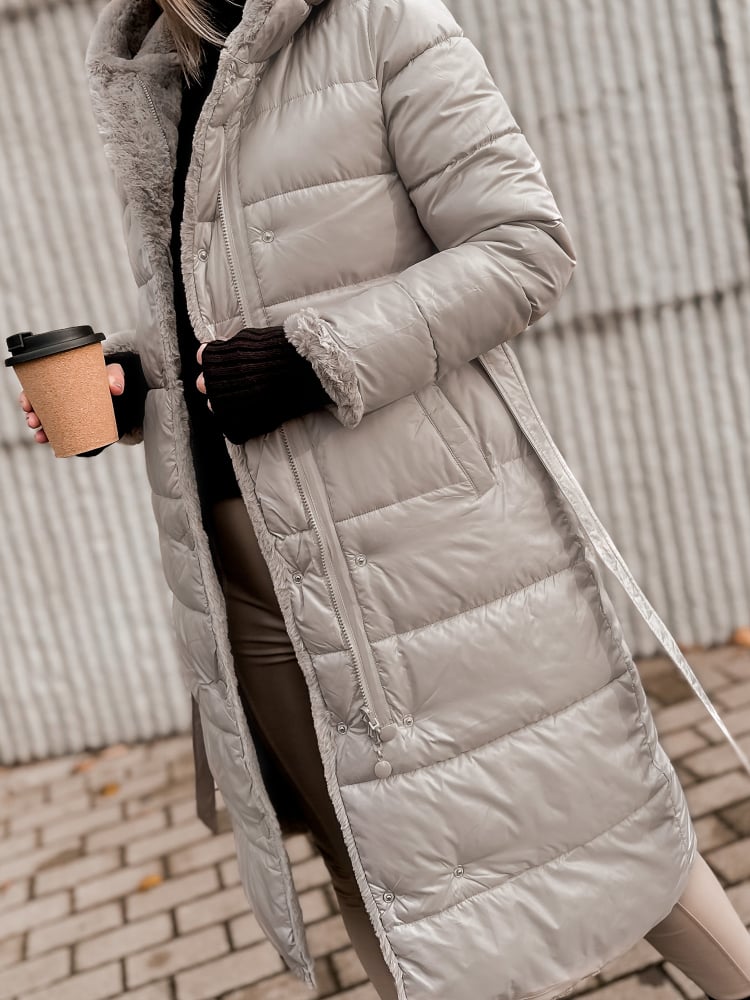 KURTKA DWUSTRONNA VAROLIA BEŻOWA