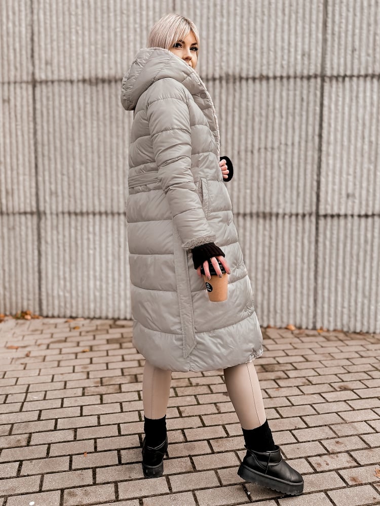 KURTKA DWUSTRONNA VAROLIA BEŻOWA