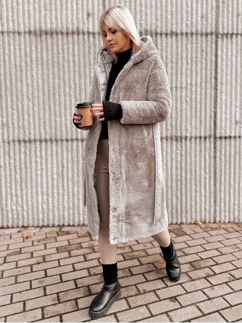 KURTKA DWUSTRONNA VAROLIA BEŻOWA