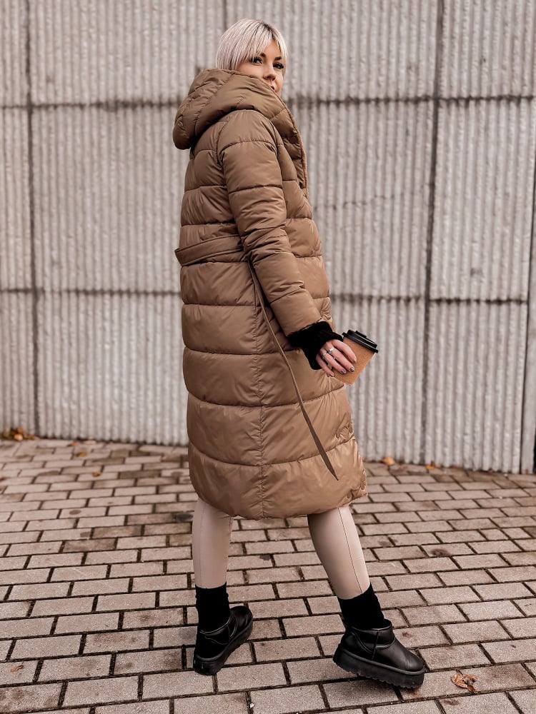 KURTKA DWUSTRONNA VAROLIA KARMELOWA