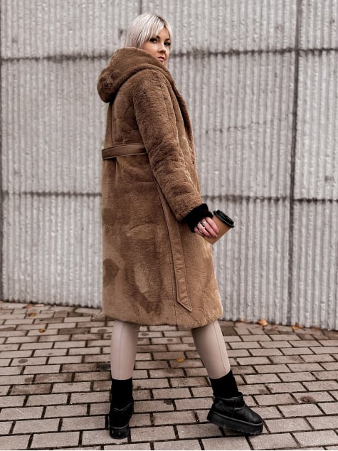 KURTKA DWUSTRONNA VAROLIA KARMELOWA