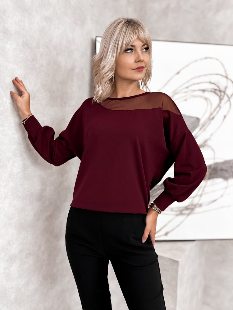 BLUZKA MILLA BORDOWA