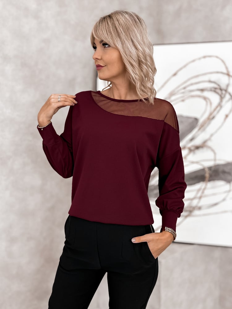 BLUZKA MILLA BORDOWA