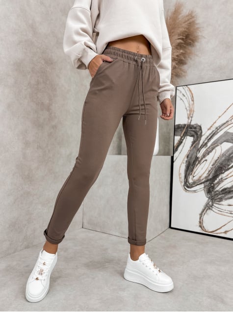 SPODNIE JOREN BRĄZOWE