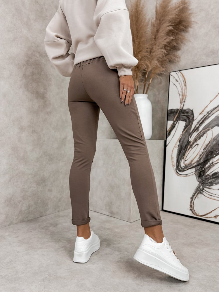 SPODNIE JOREN BRĄZOWE