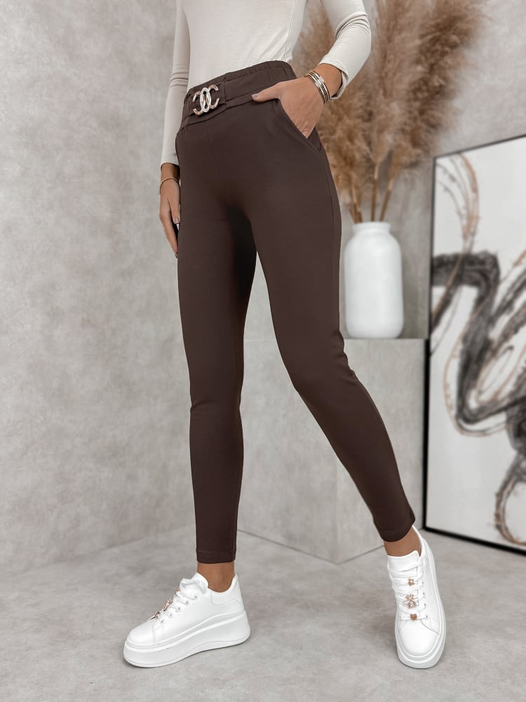 SPODNIE VESTA BRĄZOWE