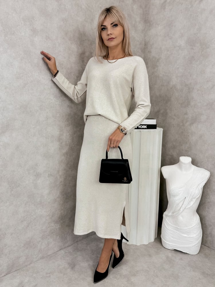 KOMPLET FANTIA BEŻOWY