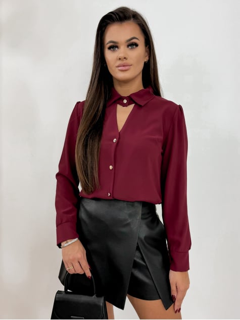 KOSZULA MERREA BORDOWA