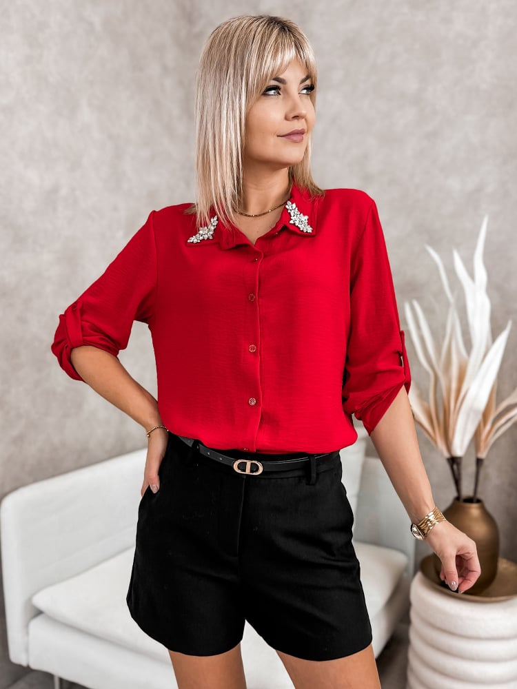 KOSZULA NEVITA CZERWONA