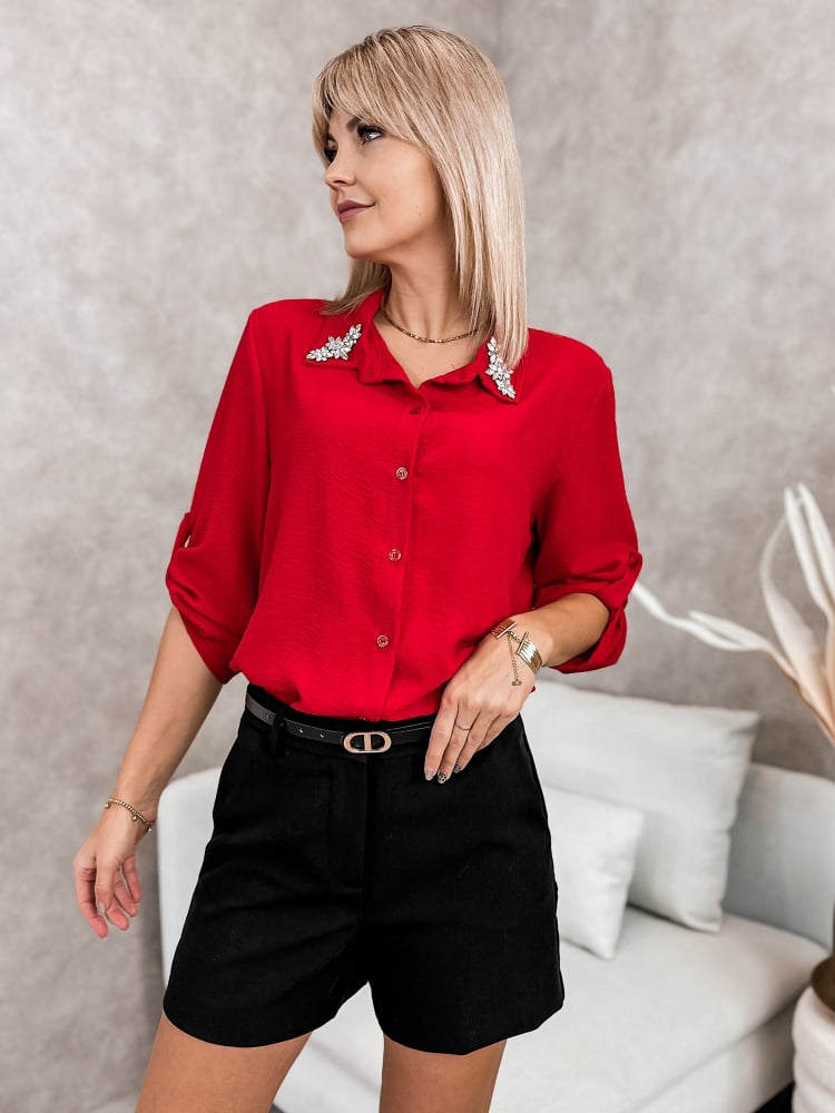 KOSZULA NEVITA CZERWONA