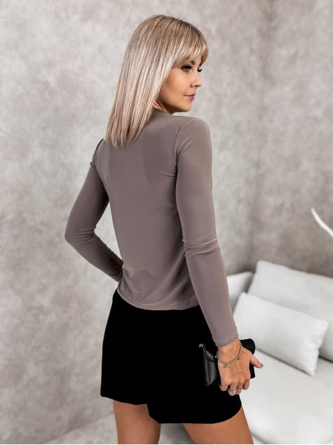 BLUZKA MAVELLA CIEMNOBEŻOWA