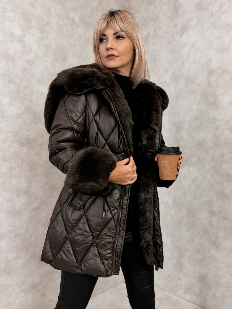 KURTKA SOELA BRĄZOWA