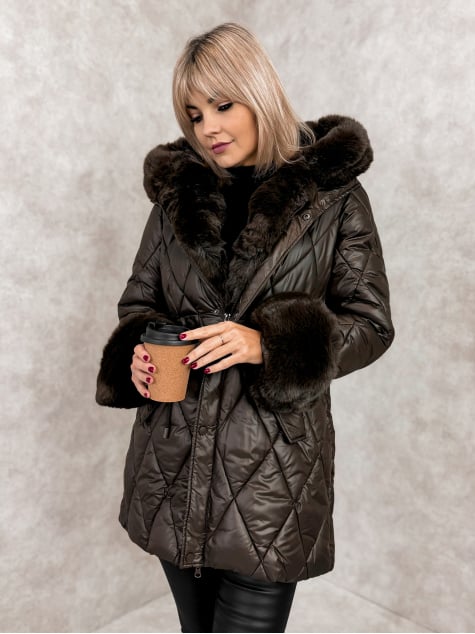 KURTKA SOELA BRĄZOWA