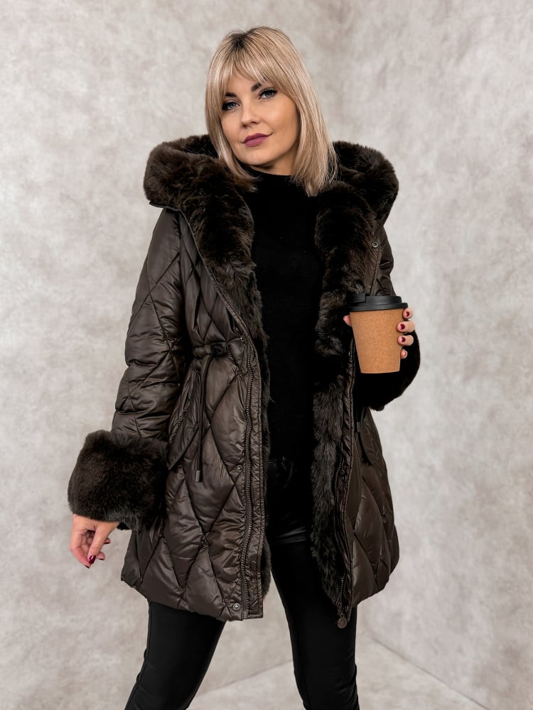 KURTKA SOELA BRĄZOWA