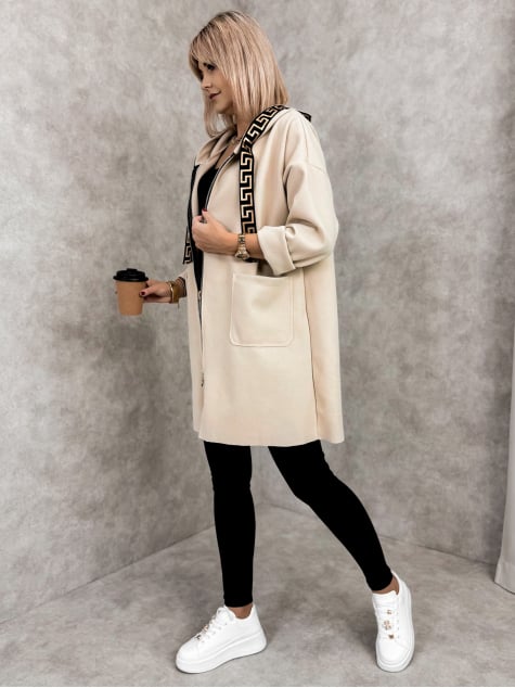 PŁASZCZ CLAUDETTE BEŻOWY