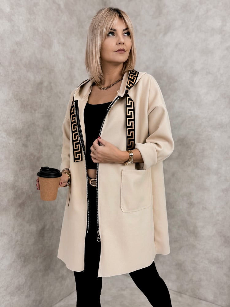 PŁASZCZ CLAUDETTE BEŻOWY