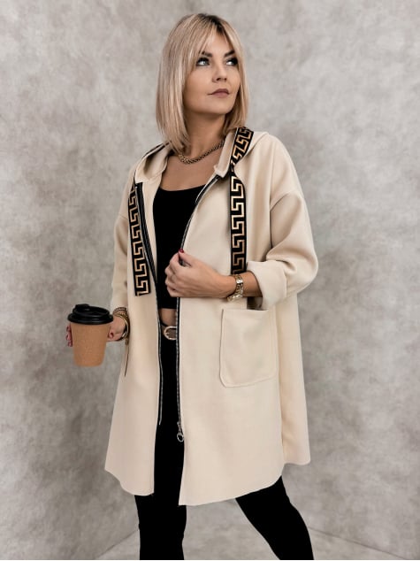 PŁASZCZ CLAUDETTE BEŻOWY