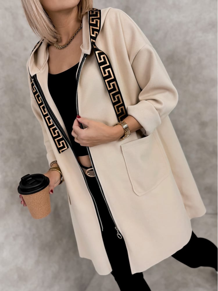 PŁASZCZ CLAUDETTE BEŻOWY