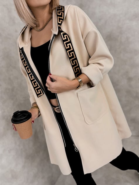 PŁASZCZ CLAUDETTE BEŻOWY
