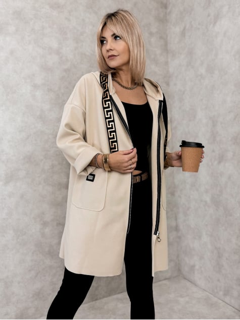 PŁASZCZ CLAUDETTE BEŻOWY