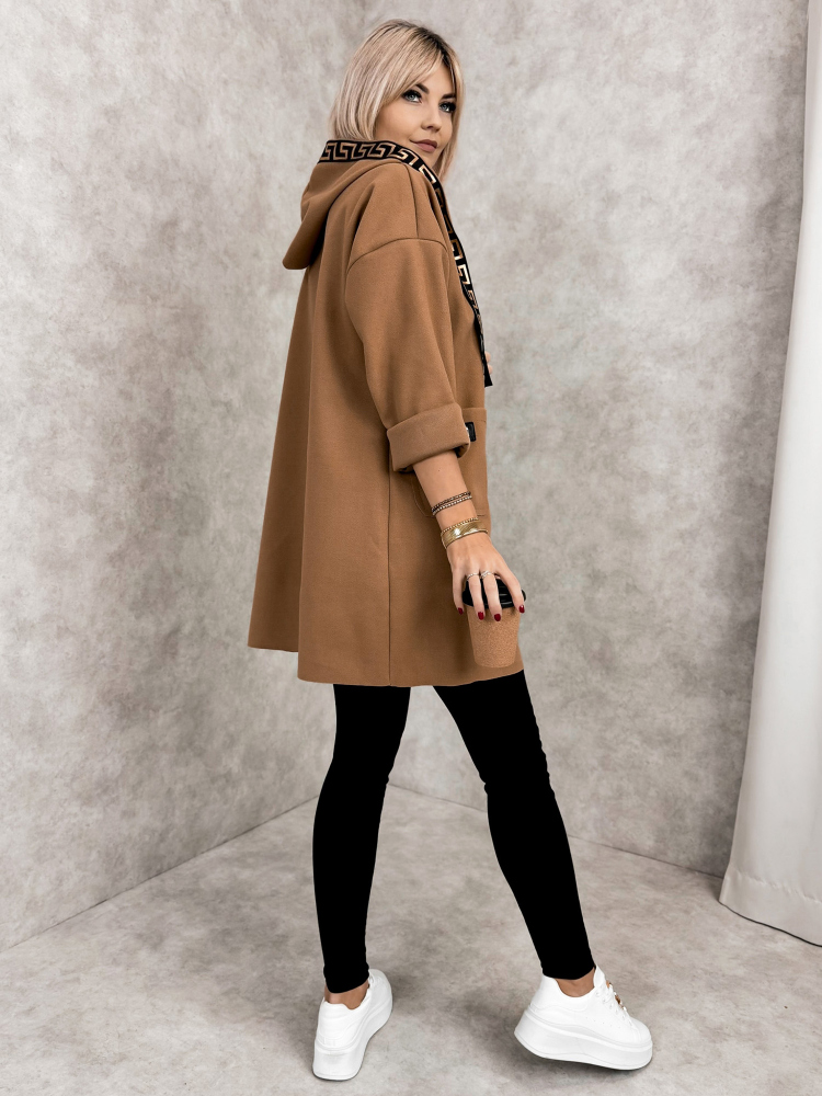 PŁASZCZ CLAUDETTE KARMELOWY