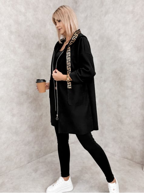 PŁASZCZ CLAUDETTE CZARNY