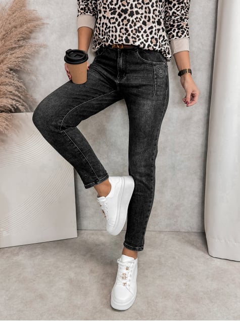 SPODNIE LIAKA CZARNE