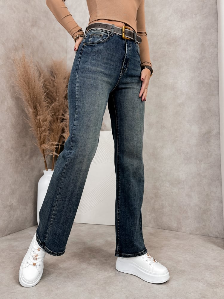 SPODNIE EVENA JEANSOWE