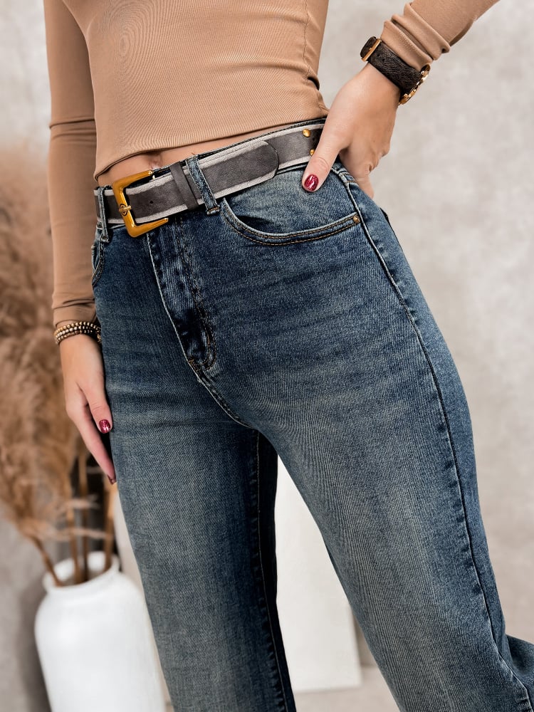 SPODNIE EVENA JEANSOWE