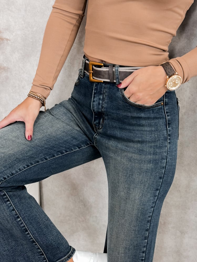 SPODNIE EVENA JEANSOWE