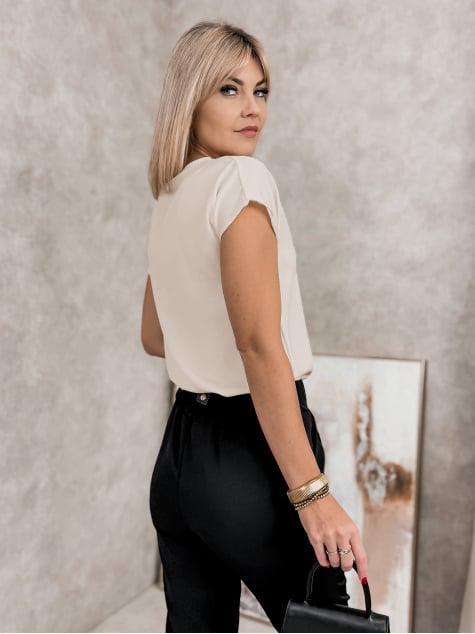 BLUZKA ITALIANA BEŻOWA