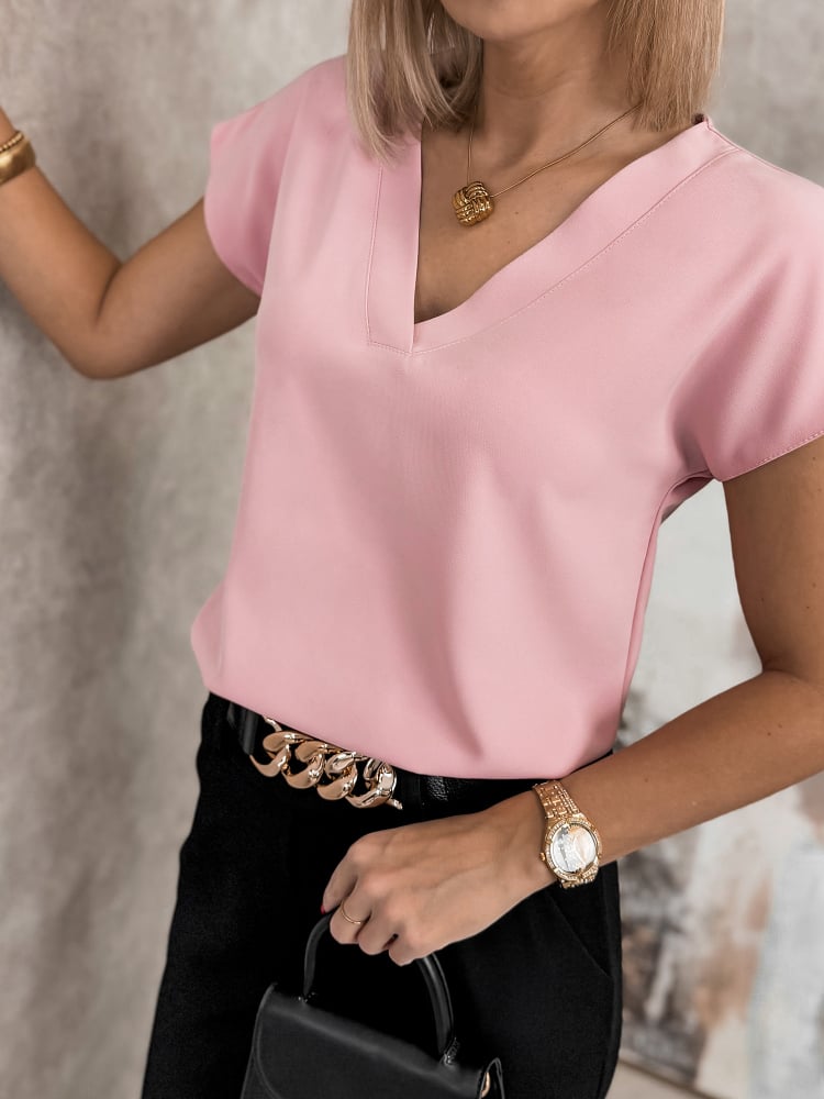 BLUZKA ITALIANA PUDROWY RÓŻ BLUZKA ITALIANA PUDROWY RÓŻ