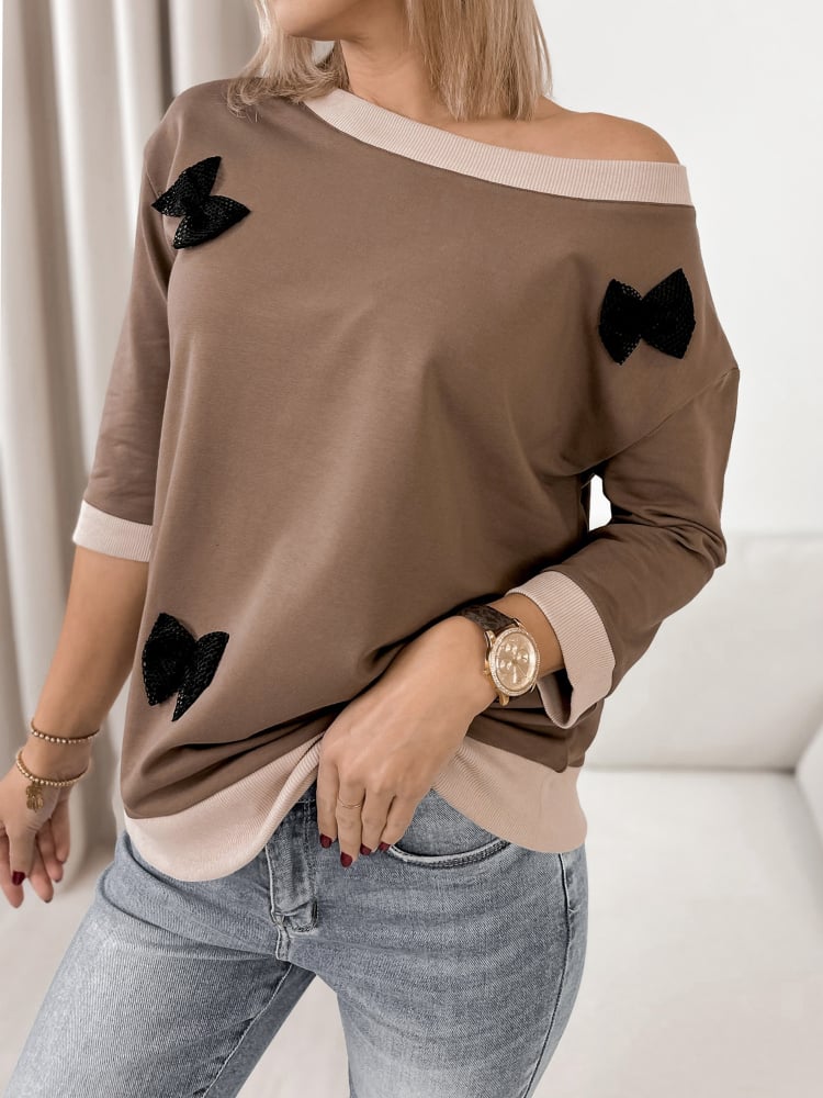 BLUZKA NOTIM BRĄZOWA