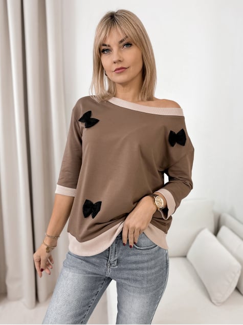 BLUZKA NOTIM BRĄZOWA