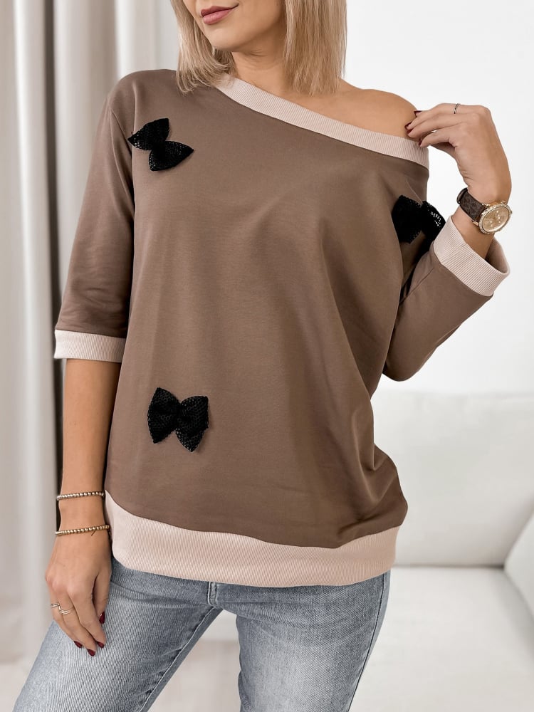 BLUZKA NOTIM BRĄZOWA