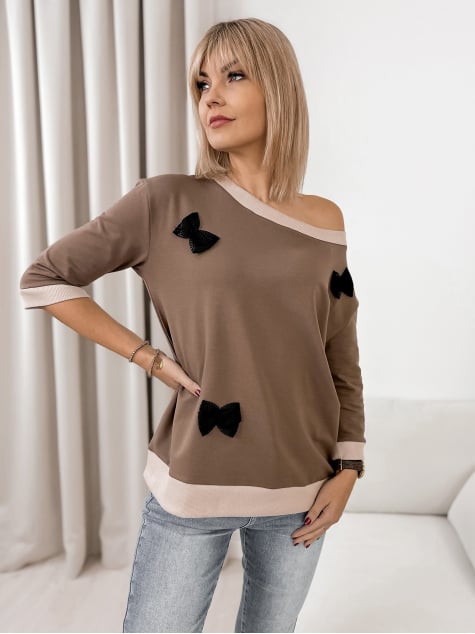 BLUZKA NOTIM BRĄZOWA