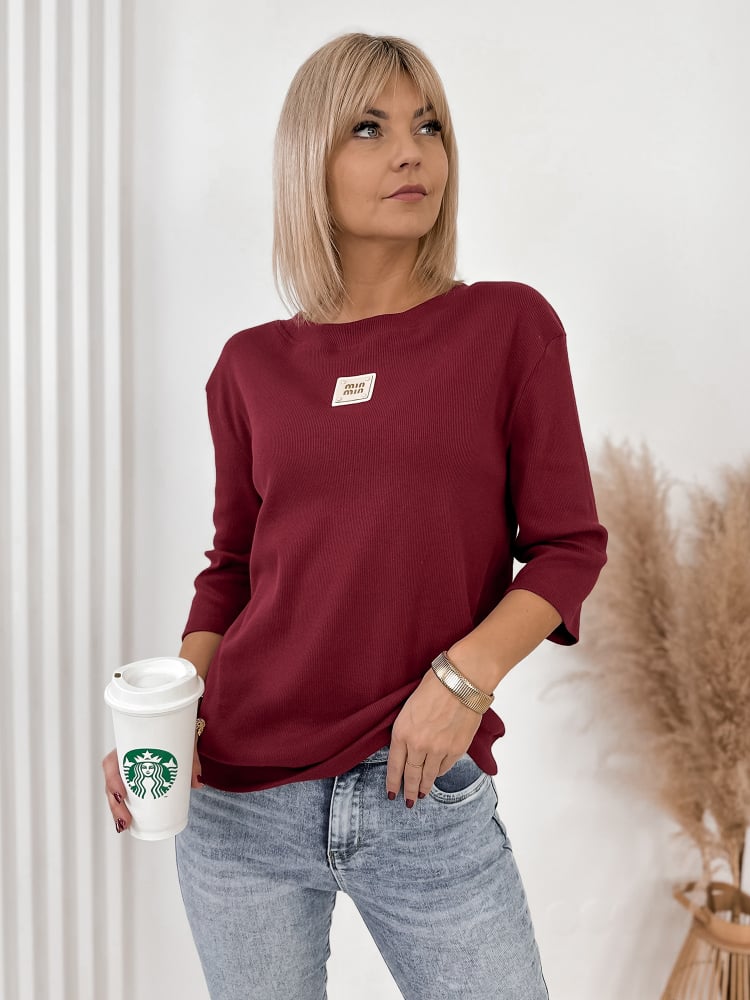 BLUZKA LASTERO BORDOWA