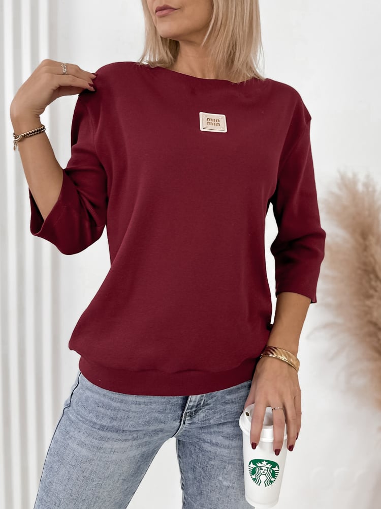 BLUZKA LASTERO BORDOWA