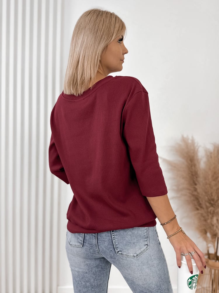 BLUZKA LASTERO BORDOWA