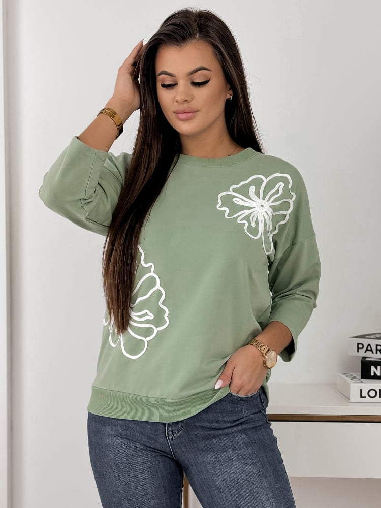 BLUZKA BEHAN MIĘTOWA