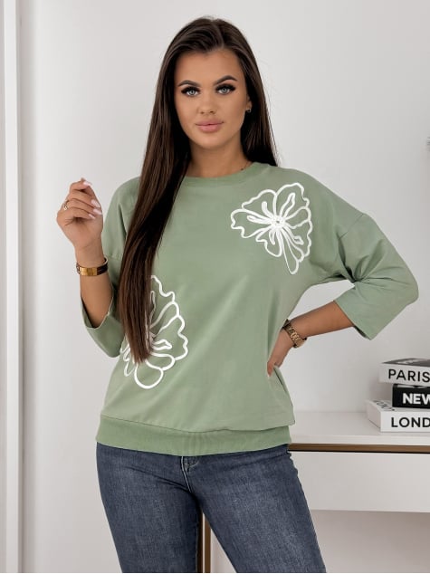 BLUZKA BEHAN MIĘTOWA