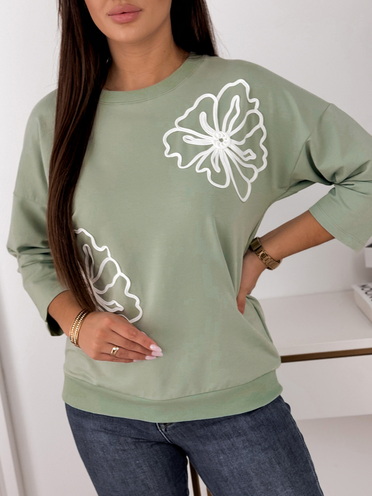 BLUZKA BEHAN MIĘTOWA