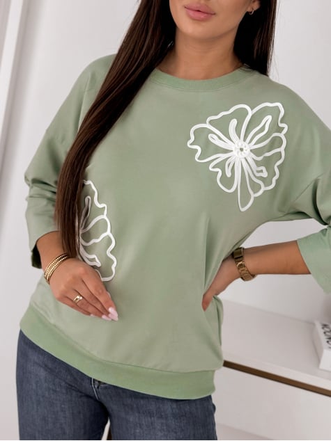 BLUZKA BEHAN MIĘTOWA
