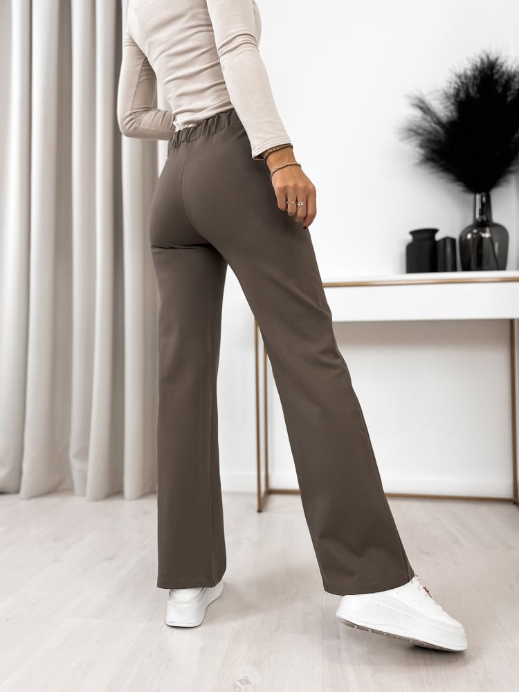 SPODNIE VENODA CIEMNOBEŻOWE