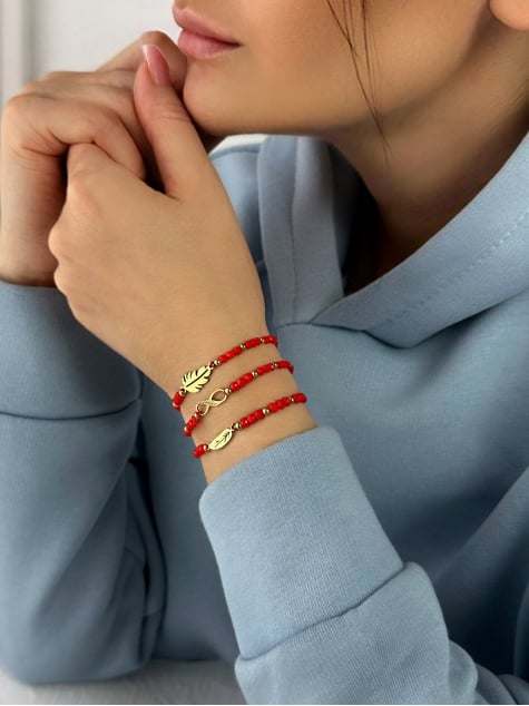 BRANSOLETKA B172 LISTEK