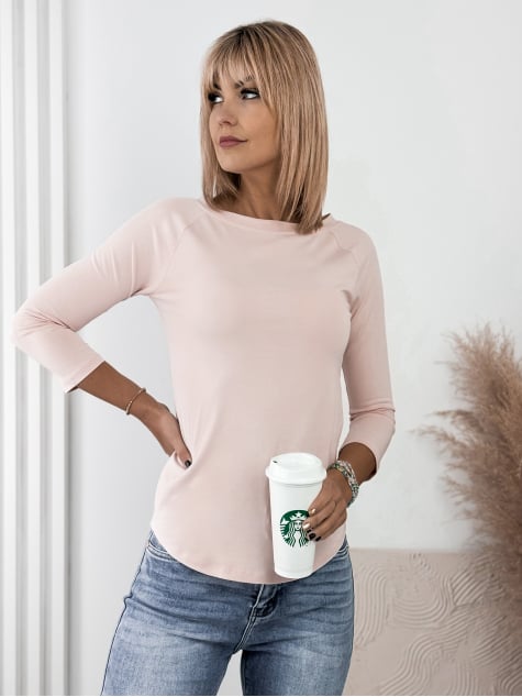 BLUZKA IRMA PUDROWY RÓŻ